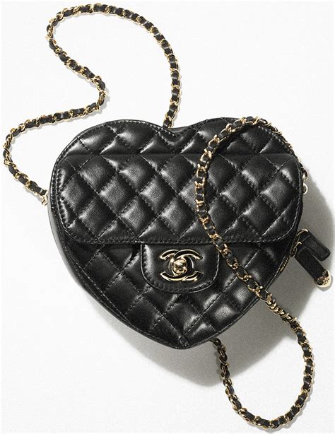 chanel heart purse|chanel twin heart bag.